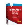 McAfee Internet Security antivirus for 1year 1 device