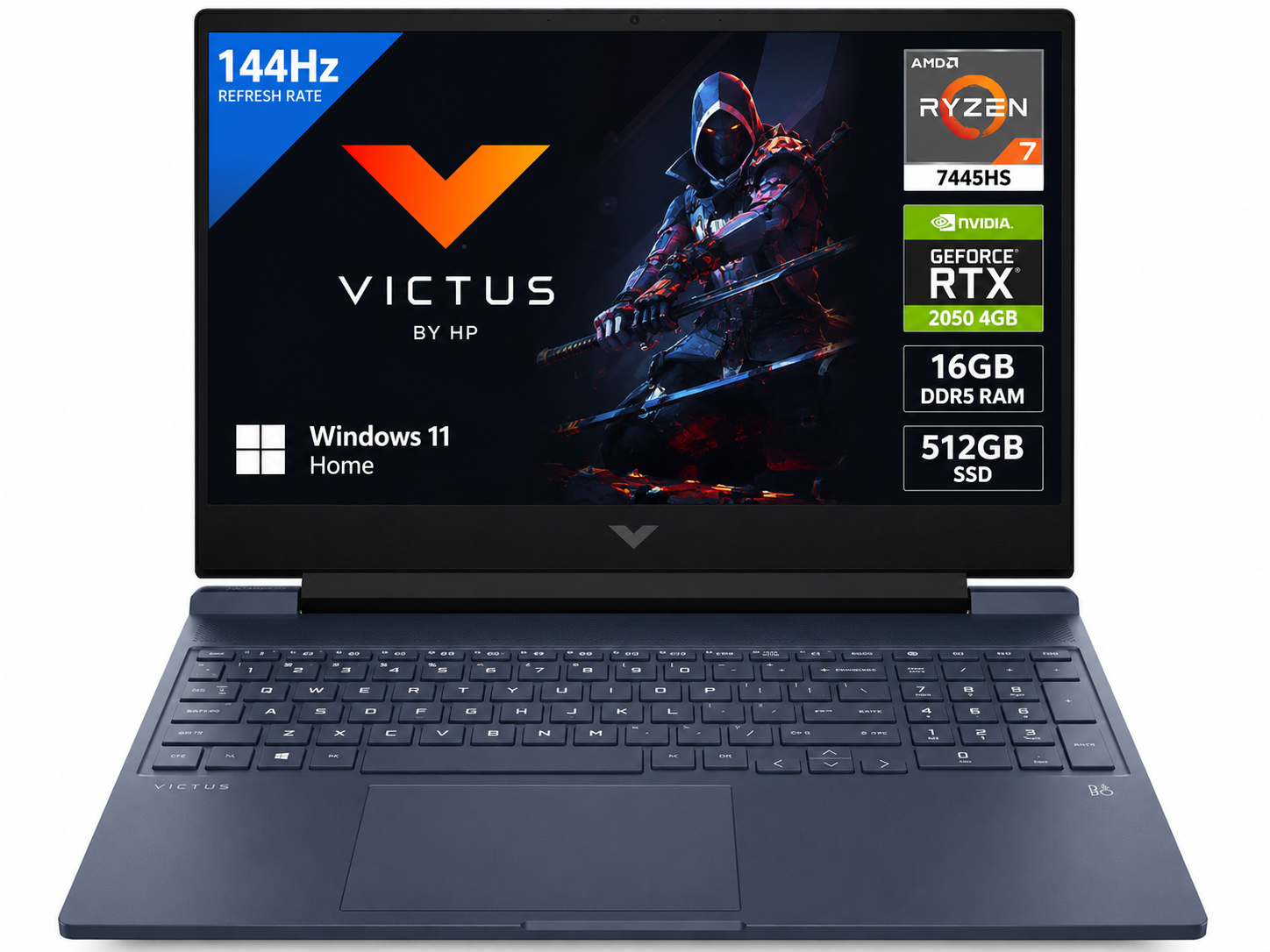 HP Victus Ryzen 7 RTX 2050 Gaming Laptop