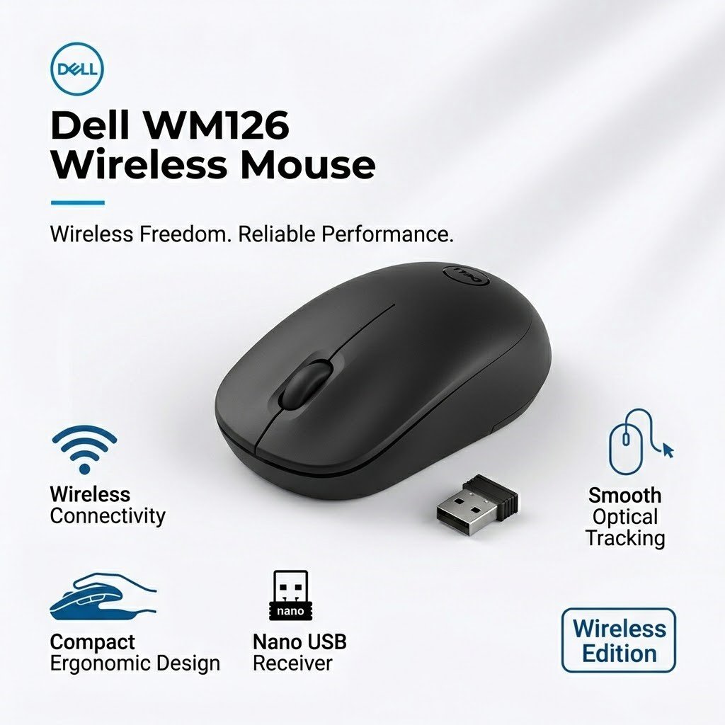 Dell WM126 Wireless Mouse Price in India